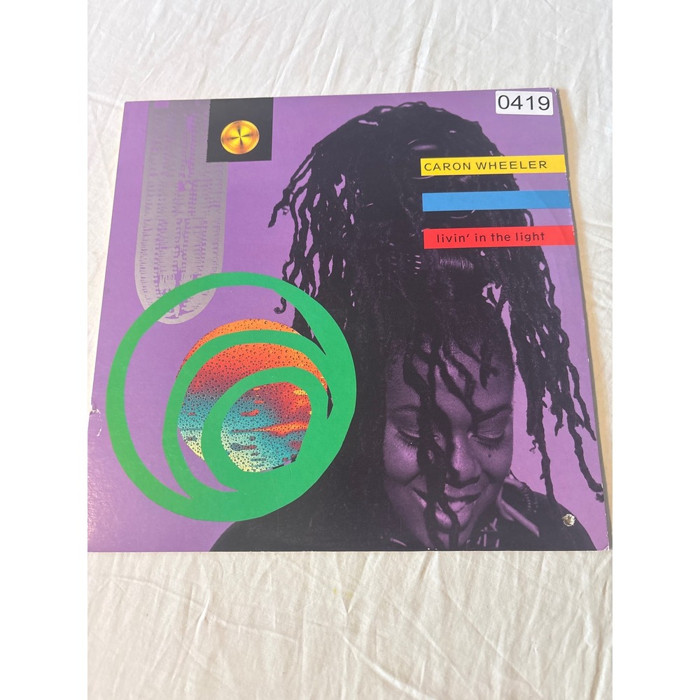 Caron Wheeler Livin' in the Light 12" Vinyl Single 1990 EMI 33 RPM Good V-56175